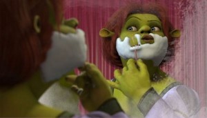 Create meme: Cartoon, Shrek and Fiona, Shrek