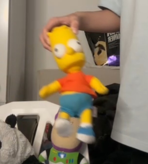 Create meme: the simpsons , Bob from the Simpsons, soft toy bart simpson