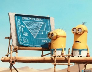 Create meme: funny minions, minions build, minions