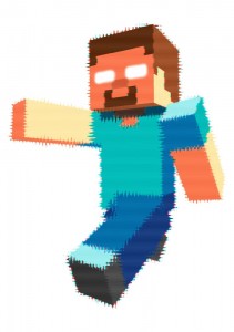Create meme: Steve minecraft with no background, zombies minecraft, characters minecraft