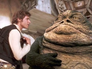 Создать мем: джабба и соло 4 эпизод, jabba, джабба хатт 1977