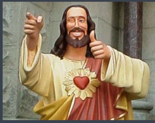 Create meme: my friend jesus, Jesus is god, cool jesus