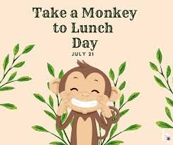 Создать мем: обезьянка, monkey day