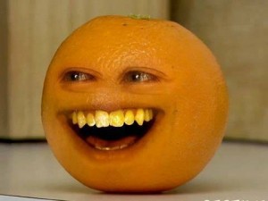 Create meme: I go to live in London, annoying orange