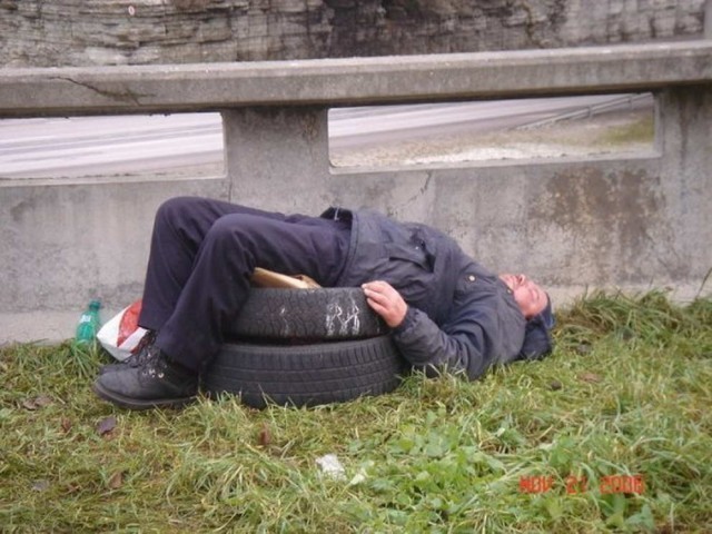 Create meme: drunken bums, a homeless person sleeps , drunk 