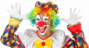 Создать мем: радость и веселье, новогоднее представление клоуна, цирк клоуны