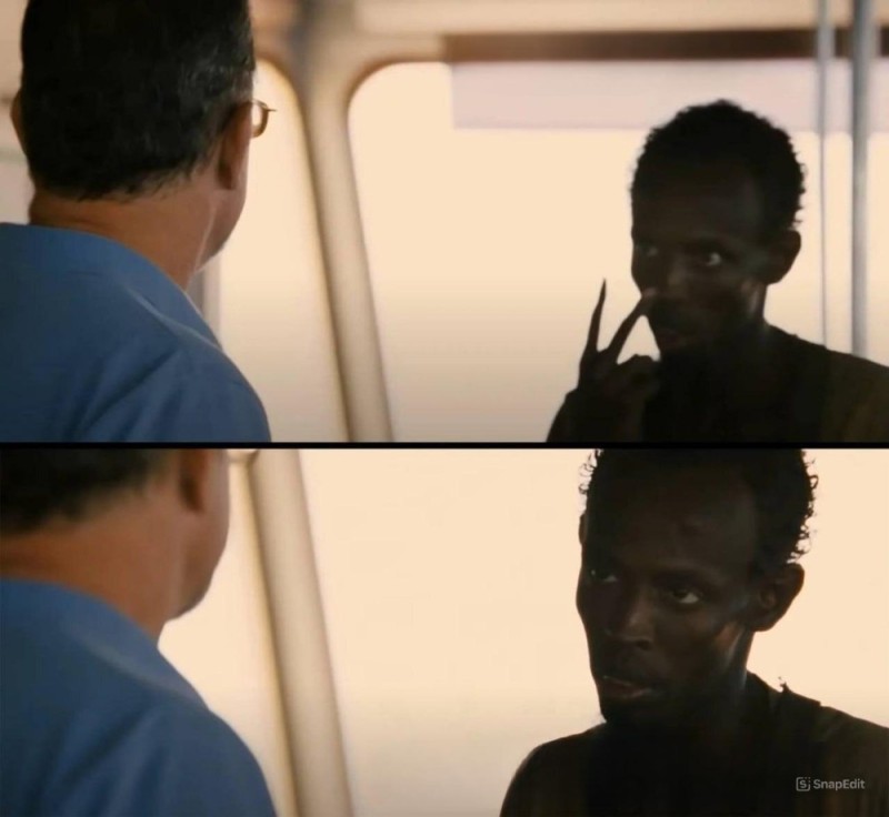 Create meme: i am the captain now, im the captain, Captain phillips