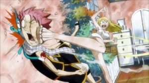 Create meme: fairy tail Natsu reincarnation, Natsu, Natsu and Lucy