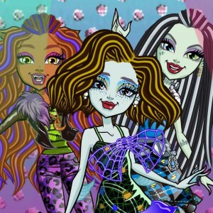 Create meme: high, game monster high beauty salon, hi