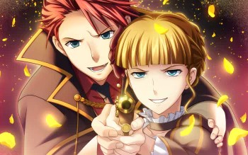 Create meme: Butler ushiromiya, beatrice umineko, Battler Ushiromiya and Beatrice anime