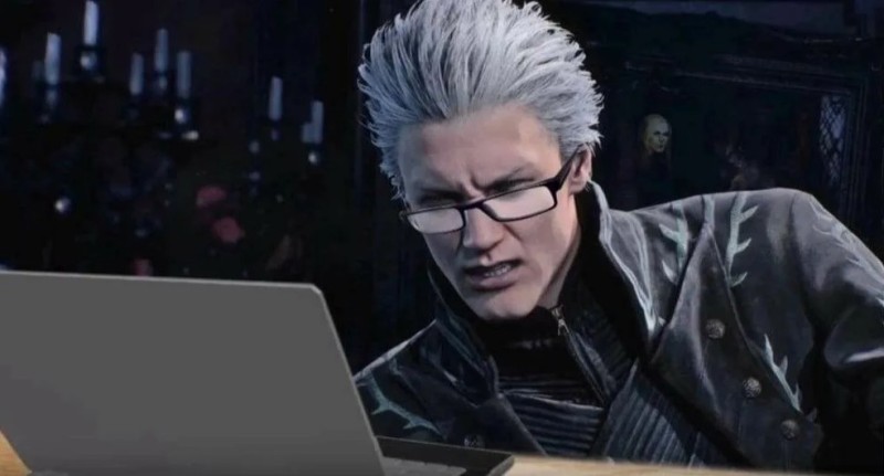 Create meme: vergil dmc 5, virgil devil may cry 5, devil may cry Virgil