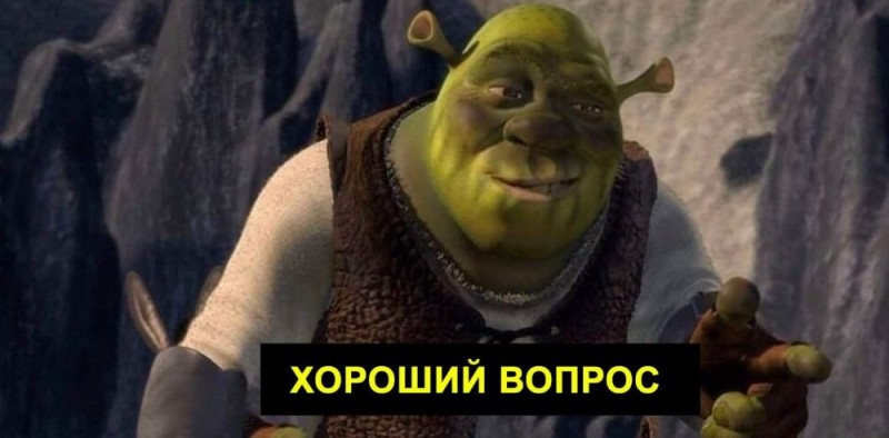 Create meme: Shrek is a good question, Shrek , Shrek is a good question meme original