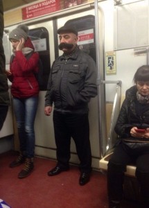 Create meme: The Moscow metro, the guys at metro photo, inadequate people in the subway photos