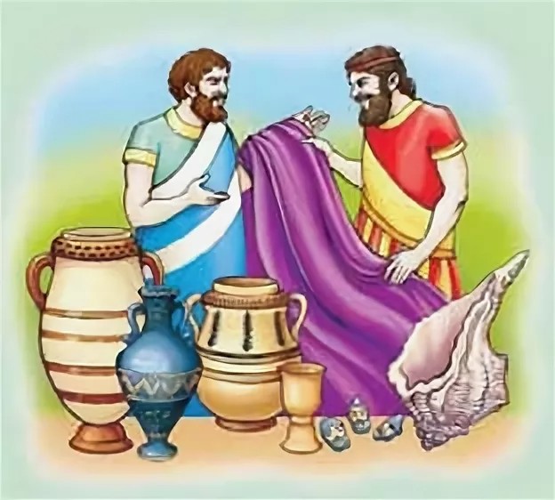 Create meme: ancient Phoenicia purple, Phoenician purple, ancient Phoenicia illustrations