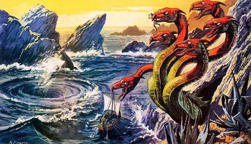 Create meme: Charybdis is a monster, scylla and charybdis odyssey, charybdis is a sea monster