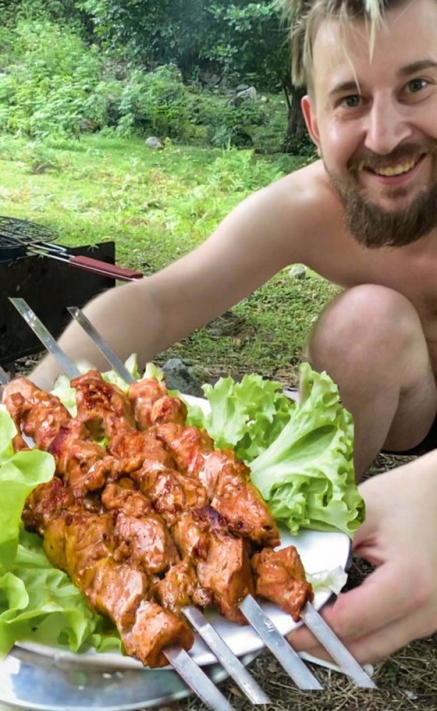 Create meme: kebab , pork kebab, delicious barbecue