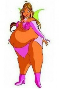 Create meme: flora winx, winx flora is pregnant, flora bold