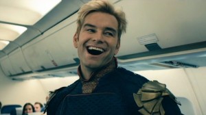 Создать мем: кадр из фильма, even though, энтони старр homelander