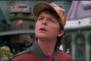 Create meme: back to the future 2, McFly, Marty McFly back to the future