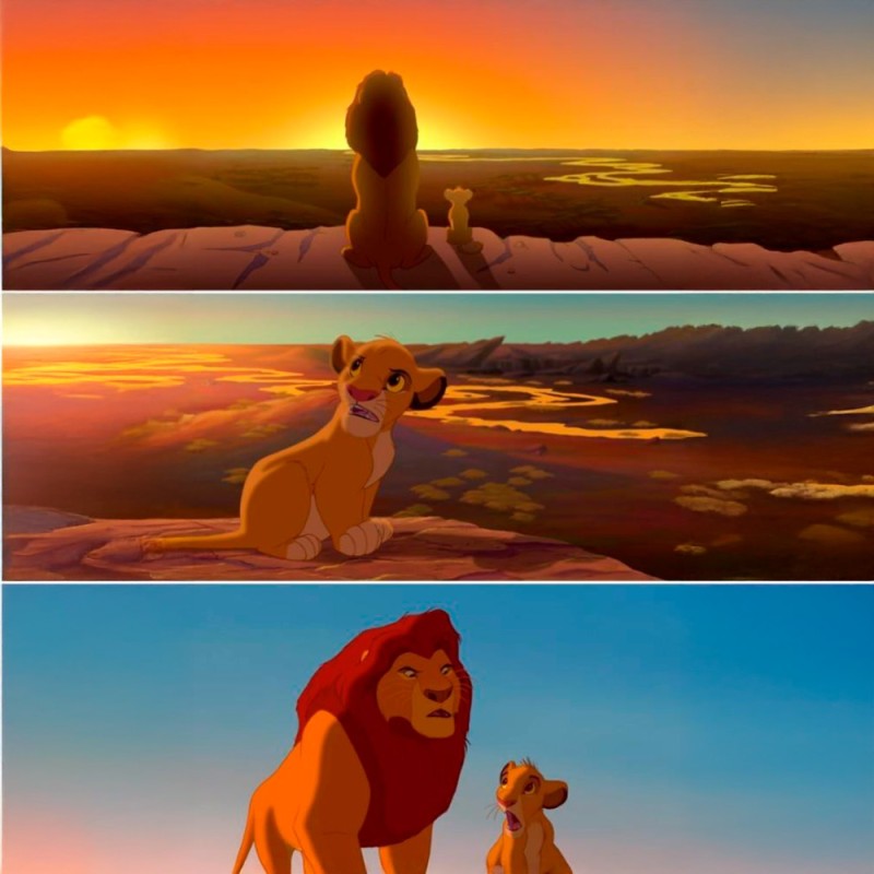 Create meme: simba and mufasa, memes of the lion king, the lion king mufasa and Simba