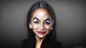 Create meme: ocasio cortez, a black man, alexandria ocasio-cortez socialist