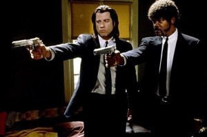 Создать мем: pulp fiction, криминальное чтиво фильм 1994, криминальное чтиво 1994