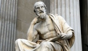 Create meme: Herodotus the most famous monument, Herodotus of Halicarnassus sculpture, Herodotus sculpture