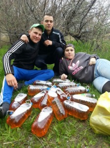 Create meme: Gopnik, biodegradable waste