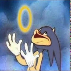 Create meme: sonic meme, sonic, stoned sonic with ring