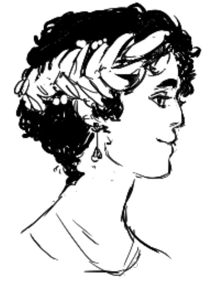 Create meme: drawings from Pushkin, empire hairstyle, sketches of Pushkin