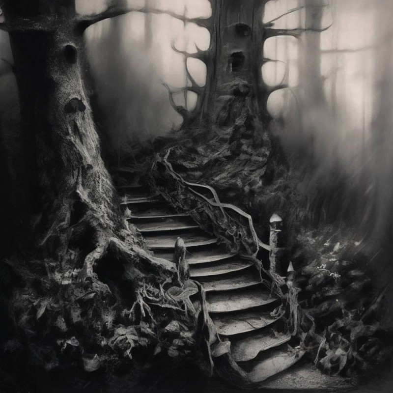 Create meme: the background is Gothic, gloomy backgrounds, fantasy forest