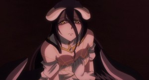 Create meme: overlord anime, albedo overlord