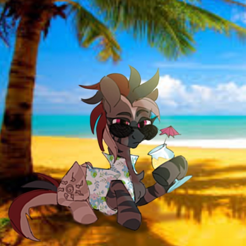 Create meme: pony , It was a sunny day and I sat down on the grass, dripper mlp