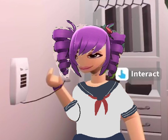 Create meme: nikeyti yandere simulator, baddie roblox, yandere simulator