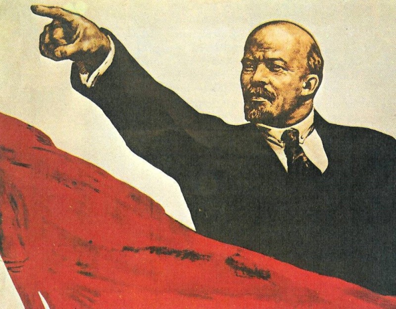 Create meme: poster of Lenin, Lenin revolution, Lenin revolution poster
