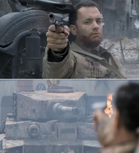 Создать мем: полковник кольт уравнял шансы, tom hanks, save private ryan bunker