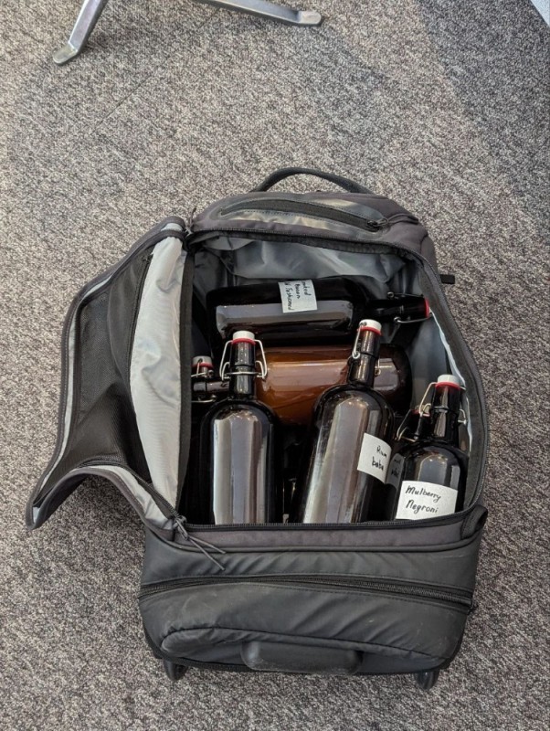 Create meme: suitcase for wine, a suitcase for bottles, wine bag