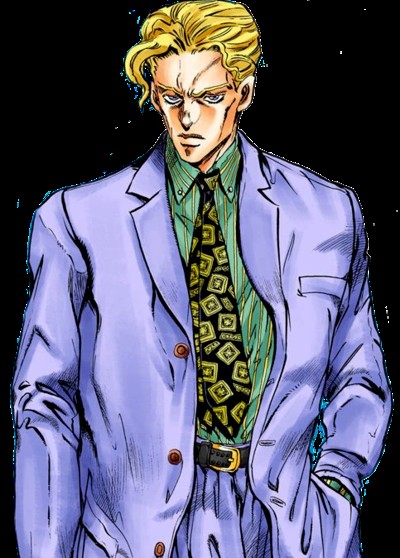 Create meme: Kira Yoshikage , Kira Yoshikage manga color, Jo jo Kira Yoshikage