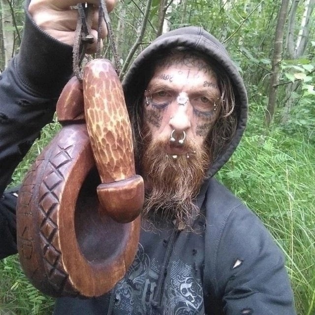 Create meme: amon Amarth Johan Hegg, male , the hermit hobbit