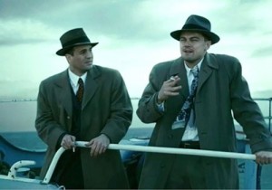 Create meme: Shutter island, frame from the movie shutter island, DiCaprio shutter island