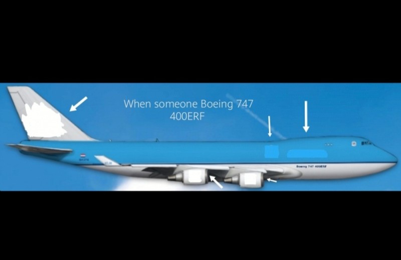 Create meme: Boeing 747 KLM, boeing 747-8i, 747 airplane