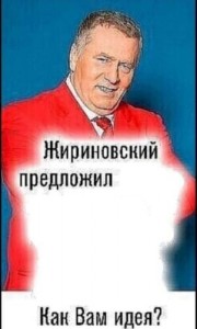 Create meme: Vladimir Zhirinovsky
