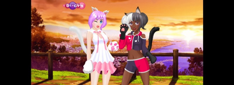 Создать мем: аниме игры, игры mosaique neko waifus 2, игры для девочек про кошек