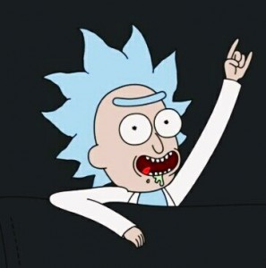 Create meme: Rick and Morty Wallpaper for iPhone, Rick wubba lubba dub dub, Rick and Morty Rick small