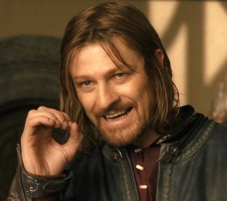 Create meme: Sean bean Boromir, the Lord of the rings Boromir, Boromir 