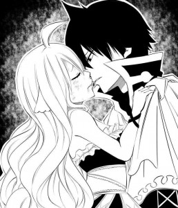 Create meme: Mavis and zeref art love, anime zeref and Moebius, zeref fairy tail