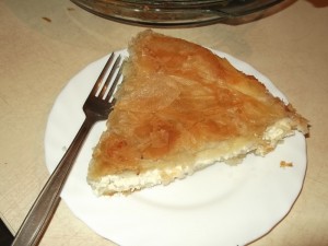 Create meme: pie homemade, burek sa sirom risan, pie
