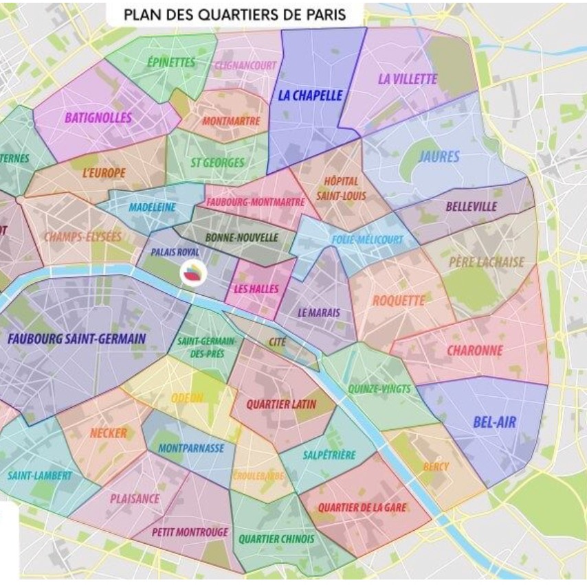 Arrondissement de paris. Округа Парижа. Районы Парижа. Карта Парижа по округам. Районы Парижа на карте.