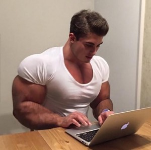 Create meme: beautiful guys, bodybuilder, male