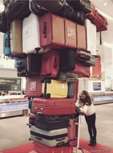 Create meme: baggage, suitcase, organ